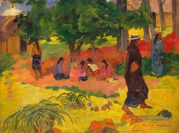 Paul Gauguin œuvres - Taperaa Mahana postimpressionnisme Primitivisme Paul Gauguin